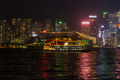 The harbor at night