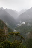Machu Picchu is in the cloud forest; the clouds constantly float and wind in  and around the mountains
