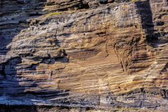 Rock striations on Santiago Island