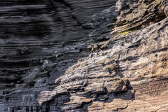 Rock striations on Santiago Island